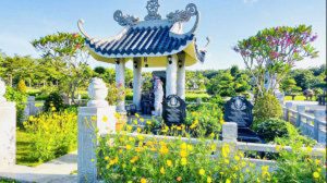 Hình ảnh dịch vụ chăm sóc mộ tại công viên vĩnh hằng long thành
